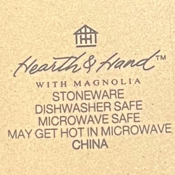 HEARTH & HAND with Magnolia XO Glazed Off-White Stoneware Mug ~ Hugs and Kisses - Picture 10 of 10